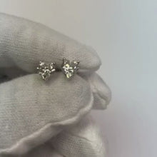 1.30 Ct Heart Cut Natural Earth Mined Diamond Stud Earring Women Gold Jewellery