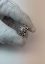 Round Natural Earth Mined Diamond Engagement Ring Set 3.50 Carats Jewellery White Gold