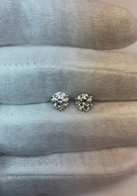 2 Carats Round Cut Natural Earth Mined Diamond Stud Women Earring Gold Jewellery Sparkling