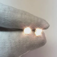 F Vvs1 1.20 Cts Round Natural Earth Mined Diamonds Platinum Stud Earring