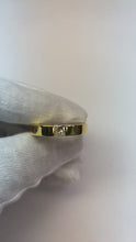 Princess Cut Genuine Natural Earth Mined Diamond Tension Set Men's Ring 0.75 Carats Yellow Gold