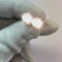 1.30 Carats Round Halo Natural Earth Mined Diamond Stud Earring White Gold Jewellery New