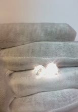 Round Cut Solitaire Natural Earth Mined Diamond Stud Earrings 4 Carats Women Jewellery