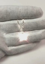 Cushion And Round Cut 3.25 Ct. Natural Earth Mined Diamond Pendant Necklace Gold 14K