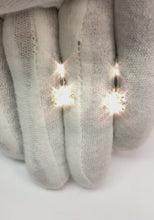 2 Carats Solitaire Oval Cut Natural Diamond Drop Earring Gold White 14K