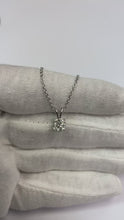 1 Carat Natural Earth Mined Diamond Solitaire Pendant White Gold 14K Round
