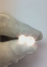 Big Round Cut 4 Carats Natural Earth Mined Diamonds Lady Studs Earrings 14K Wg