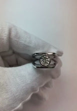 1.50 Carats Solitaire Natural Earth Mined Diamond Anniversary Ring Split Shank