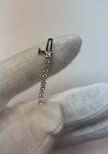 Women Round Natural Earth Mined Diamond Tennis Bracelet White Gold 14K 3 Carats