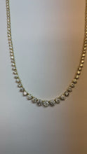 White Gold 14K F Vvs1 Round Cut 18 Carats Natural Earth Mined Diamonds Lady Necklace