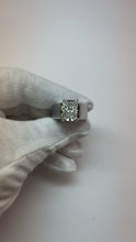 Radiant Brilliant Diamond Men's Ring 5 ct – 14K White Gold
