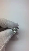 Big Oval 6 Carat Natural Earth Mined Diamond Ring