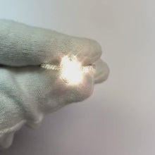 1.50 Ct Oval & Round Diamond Halo Genuine Wedding  White Gold