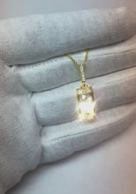 White Gold Natural Earth Mined Diamond Pendant Bar Set Oval Old Cut 4 Carats 14K