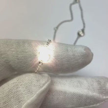 4 Carats Yard Necklace Pendant Rose Gold Yards Of Natural Earth Mined Diamonds