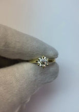 1 Carat Round Solitaire Natural Earth Mined Diamond Engagement Ring White Gold 14K