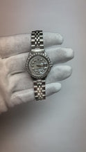Rolex Ladies Datejust Watch Stainless Steel Natural Earth Mined Diamond Dial Bezel