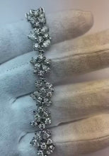 Round, Pear & Marquise Natural Earth Mined Diamond 12 Carats Ladies Bracelet