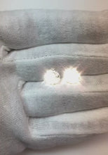 6 Ct. Natural Earth Mined Diamond Studs Earring Ladies Gold Jewellery