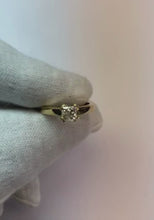 0.75 Carats Natural Earth Mined Diamond Ring Solitaire Engagement Ring Yellow Gold 14K