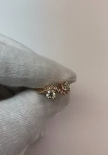 Engagement Round Natural Earth Mined Diamond Ring 1.50 Carats White Gold 14K Jewellery