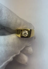 1 Carat F VS1 Natural Earth Mined Diamond Men's Solitaire Ring 14K White Gold