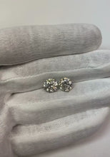 3 Prong Set Brilliant Cut 5.50 Ct Natural Earth Mined Diamonds Studs Earrings White Gold