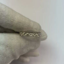 Natural Earth Mined Diamond Eternity Wedding Band 3 Carats U Scallop Set Women Jewellery