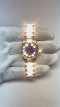 Rolex 26 mm Datejust Blue Natural Earth Mined Diamond Dial Watch