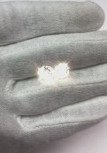 4.02 Ct H Vs1 Natural Earth Mined Diamonds Beautiful Stud Earrings Platinum