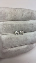 Real Natural Earth Mined Diamond Stud Earrings 2 Carats Women Jewellery White Gold 14K