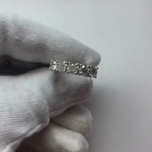 2.5 Carats Round Prong Set Natural Earth Mined Diamond Wedding Band