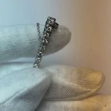 5 Carats Round Natural Earth Mined Diamond Tennis Bracelet Women White Gold Jewellery