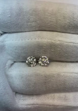 2.90 Ct 4 Natural Earth Mined Diamond Stud Earring