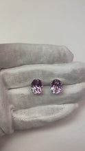 Rose Gold 14K 12 Ct Kunzite Ladies Studs Earrings Jewellery