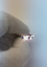 Comfort Fit Sapphire & Natural Earth Mined Diamond Band 2.75 Carats White Gold