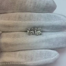 Big 5 Carat Radiant Cut Natural Earth Mined Diamond Stud Earrings New