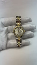 Natural Earth Mined Diamond Bezel Lady Rolex Datejust Watch Two Tone Jubilee Bracelet