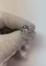 2 Carats Real Natural Earth Mined Diamond Ring Women White Gold 14K Solitaire With Accent