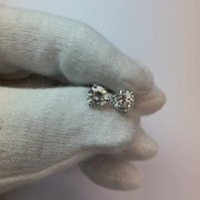 2.02 Carats G VS1 Platinum Martini Style Natural Earth Mined Diamond Studs