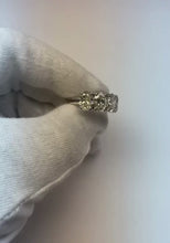 5 Stone Genuine Natural Earth Mined Diamond Anniversary Band Gold Oval Cut Jewellery 5 Carats