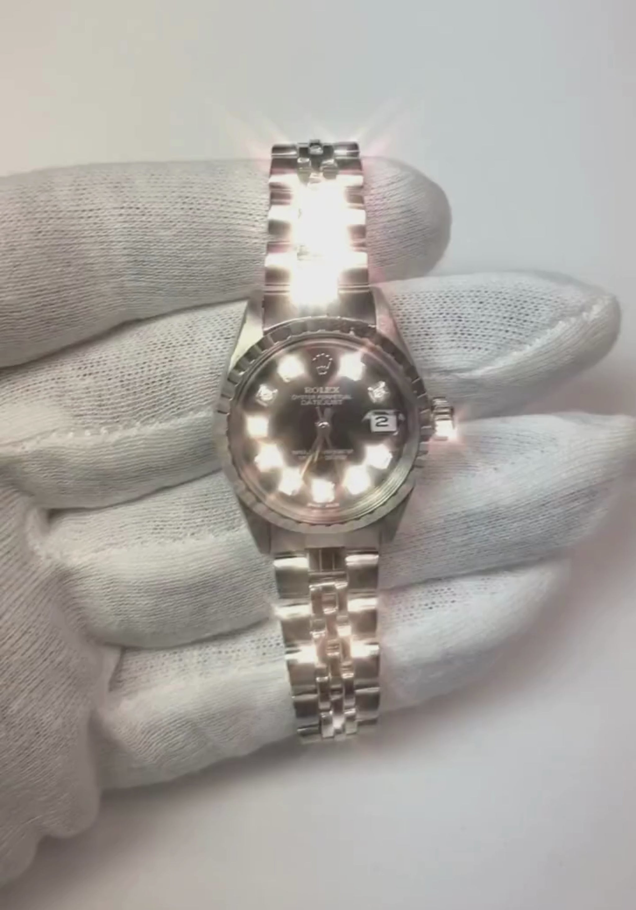 BlackDiamondDialRolexDateJustSsWomenDatejustWatch