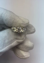 3.41 Ct. White Gold Natural Earth Mined Diamond Three Stone Wedding Ring