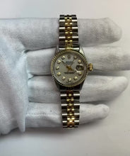 Rolex Two Tone Mother Of Pearl Dial 26 mm Lady Datejust Watch