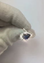 4.30 Carats Sri Lankan Sapphire And Natural Earth Mined Diamonds Ring White Gold 14K
