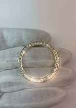 36 Mm 14K Real Natural Earth Mined Diamond Custom Bezel To Fit Rolex Datejust Or All Watch Models 3 Ct.