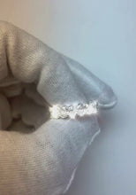 Oval Cut 6 Carats Natural Earth Mined Diamond Eternity Wedding Band Solid White Gold