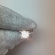 1 Carat Princess Cut Solitaire Natural Earth Mined Diamond Wedding Ring 14K White Gold