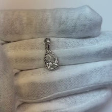 White Gold Pear Cut Natural Earth Mined Diamond Ladies Solitaire Pendant Jewellery 2 Ct.