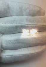 4 Ct Cushion Old Mine Cut Natural Earth Mined Diamonds Studs Earring White Gold 14K